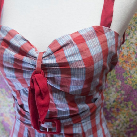 Stop Staring Gingham Wiggle Dress - Picture 2 of 3